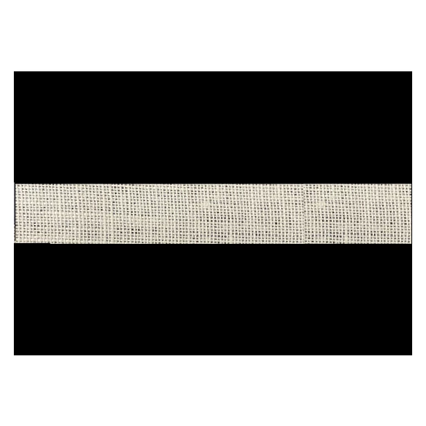 Wstążka jutowa tkana ecru szerokość 50mm - 1metr