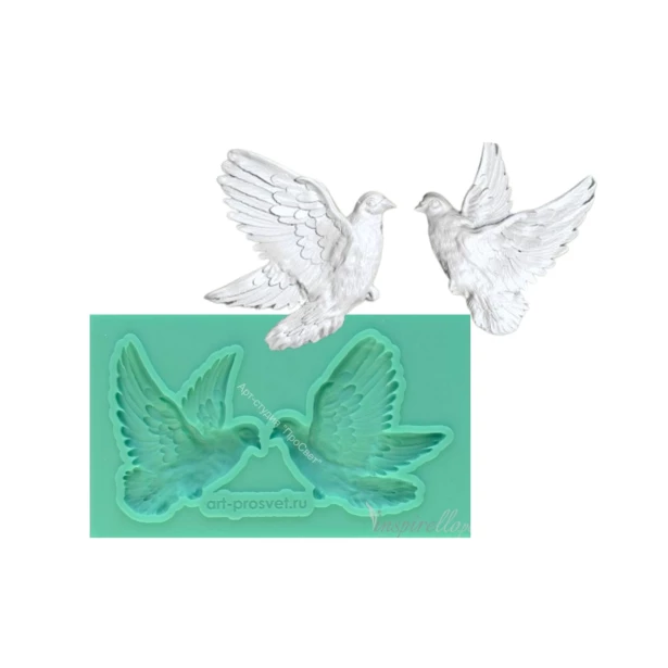 Gołębie foremka silikonowa 3,5x3,5cm