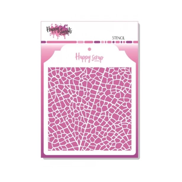 Szablon 3D/Maska do past strukturalnych 15x15cm SPĘKANIA DROBNE