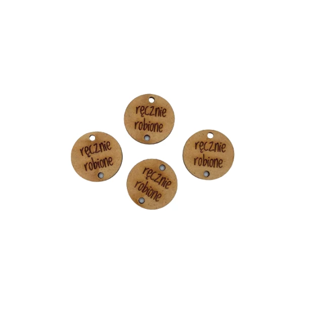 ZAWIESZKI KOŁA 'RĘCZNIE ROBIONE' HDF - 4 sztuki