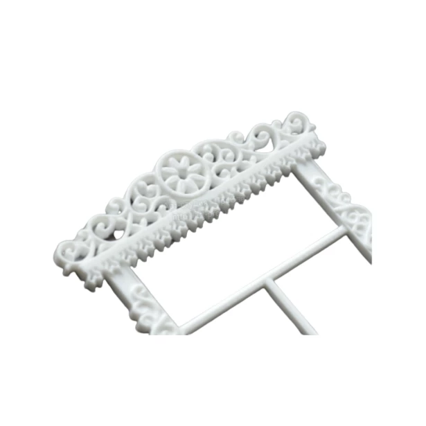 Liczby z ornamentem foremka silikonowa 2,5x2,5cm - litera