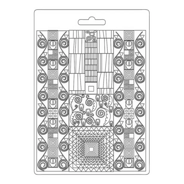 Foremka teksturowa do mas strukturalnych A5 14,8x21 cm KLIMT WZORY