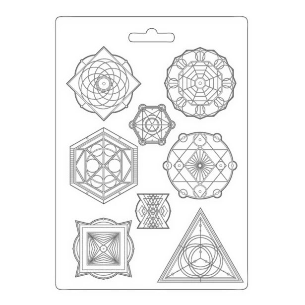 Foremka do odlewu gipsowego 21x29,7 cm ALCHEMY SYMBOLE