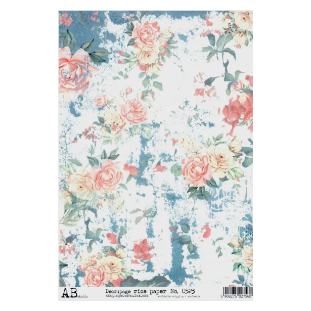 Papier ryżowy A4 - Kwiaty