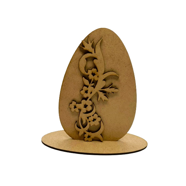 Jajko na podstawce z ornamentem 20x13,5cm DUŻE