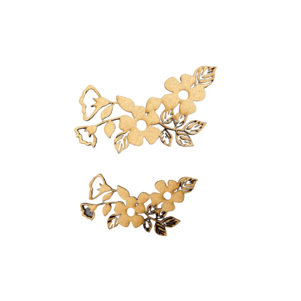 KWIATY TŁO  III - zestaw 2 sztuk