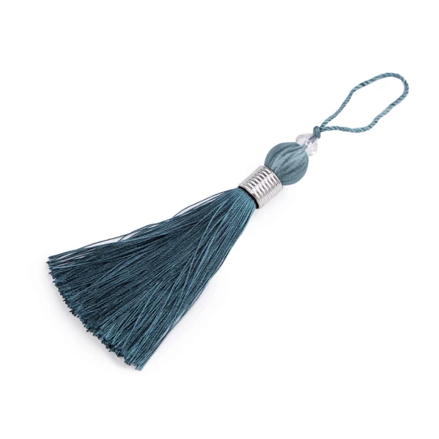 Chwost duży NIEBIESKI/TURKUS długość 14cm