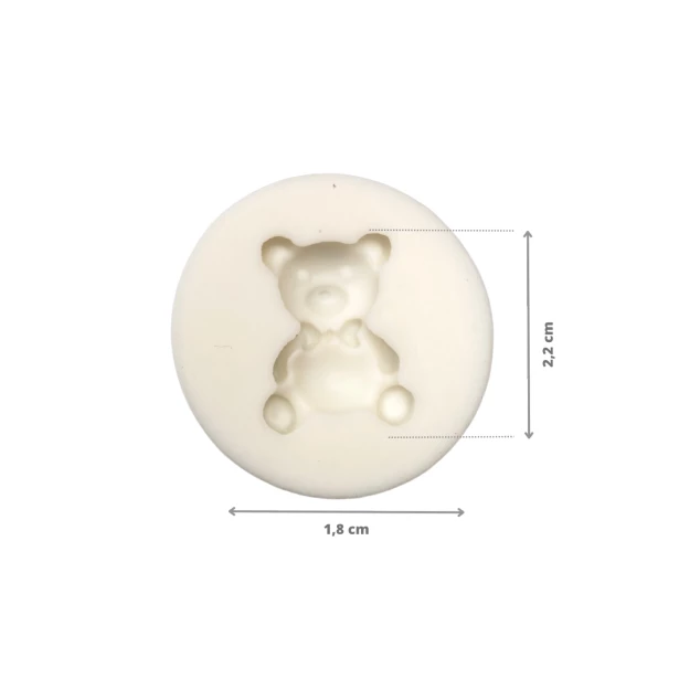 FOREMKA SILIKONOWA miś teddy 2,2x1,8cm