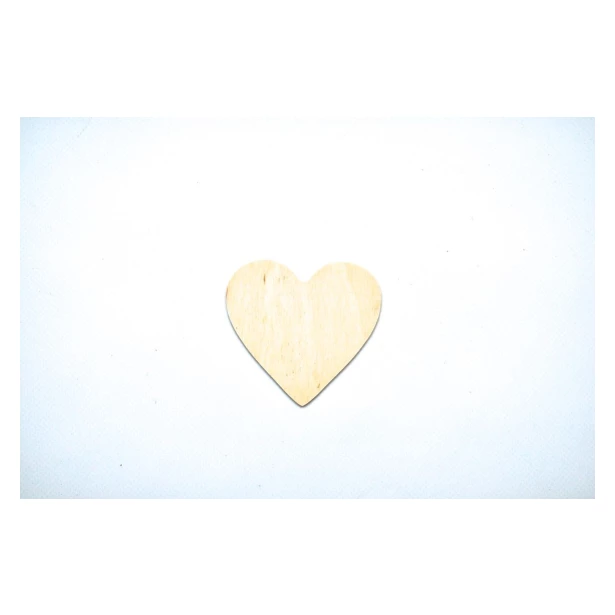 Serduszko 4 cm bez dziurki