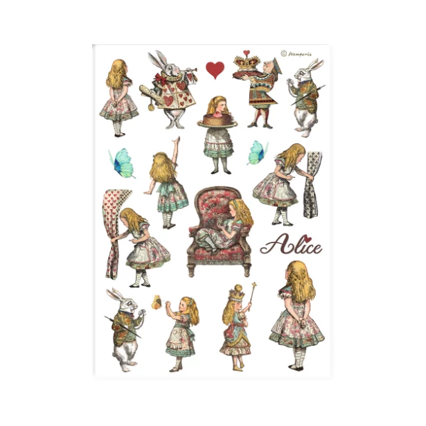 Papier ryżowy A4 - BESTSELLERS ALICE ELEMENTY
