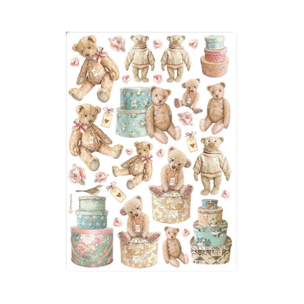 Papier ryżowy A4 - BESTSELLERS MIŚ TEDDY
