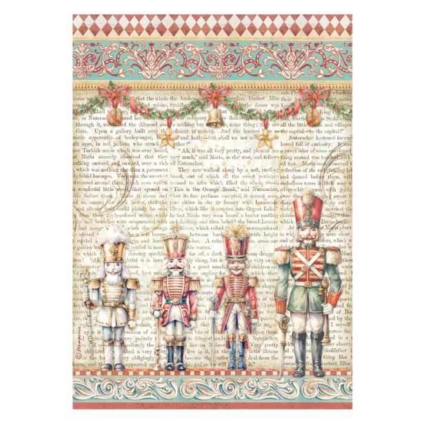 Papier ryżowy A4 - NUTCRACKER, ŻOŁNIERZYKI