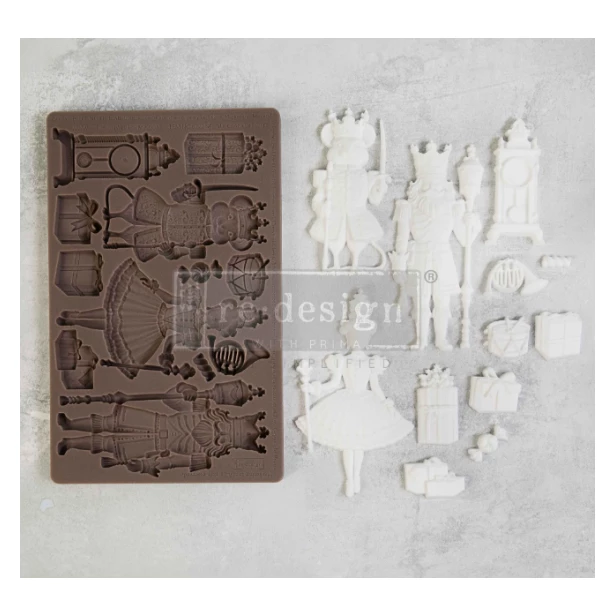 PRIMA-FOREMKA SILIKONOWA 20x13 cm NUTCRACKER PARTY, DZIADEK DO ORZECHÓW