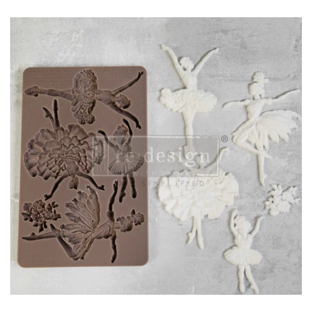 PRIMA-FOREMKA SILIKONOWA 20x13 cm CELESTIAL GRACE, BALETNICE