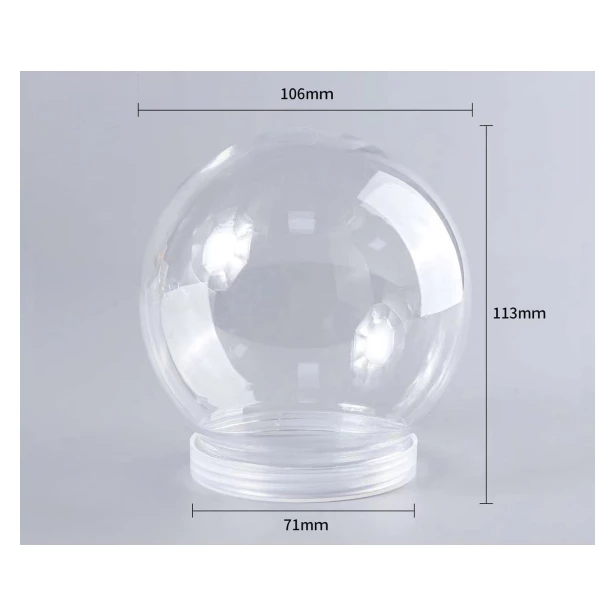 Bombka akrylowa z podstawką 10,5cm