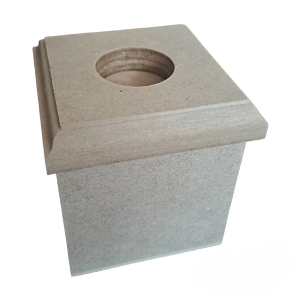 Pudełko Świecznik adwentowy z MDF 9cm x 13cm