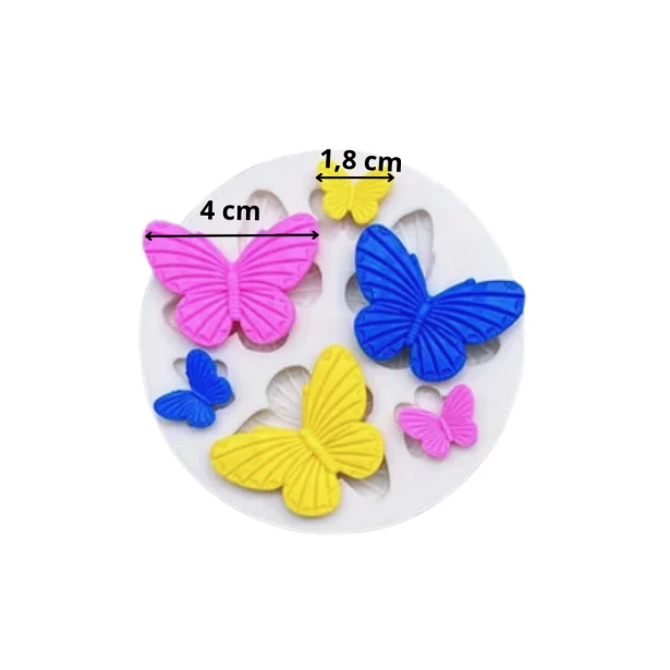 Motylek foremka silikonowa fi 9 cm
