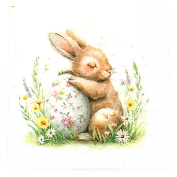 Serwetka  - Wielkanoc, Zajączek