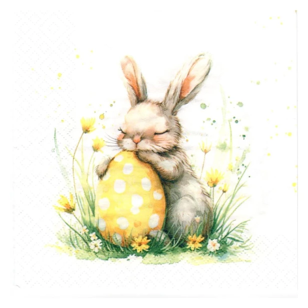 Serwetka  - Wielkanoc, Zajączek