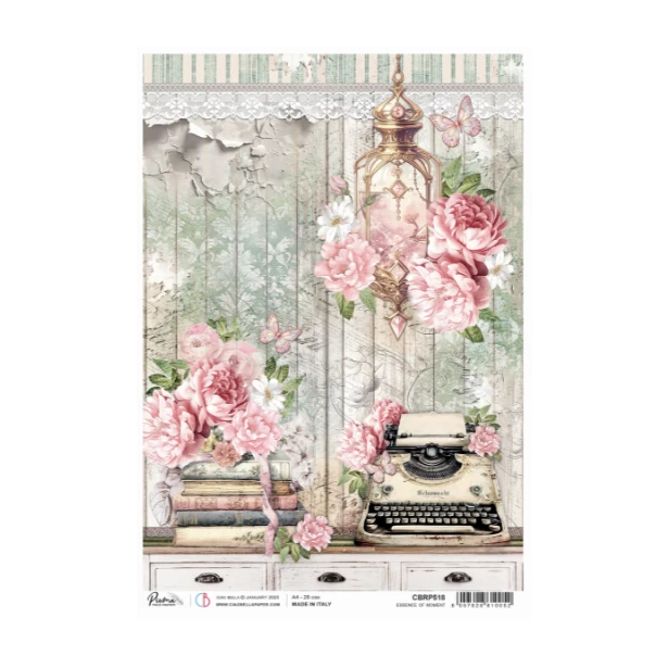 Papier ryżowy A4 CIAO BELLA - Timeless M Essence of moments, kwiaty