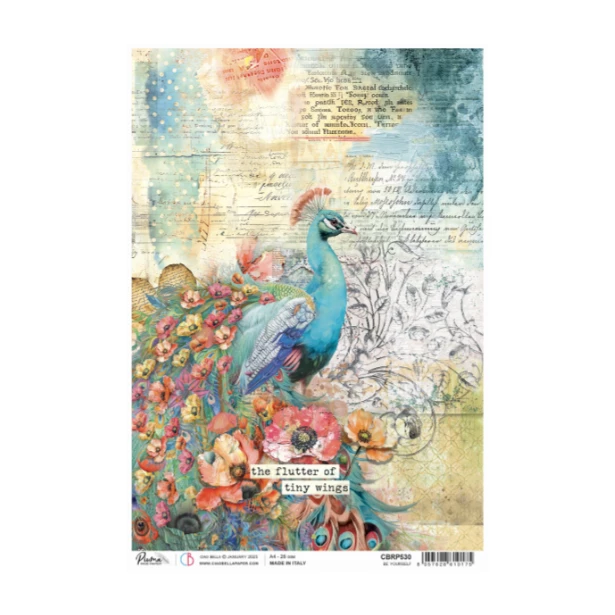 Papier ryżowy A4 CIAO BELLA - Majestic D Be yourself, paw