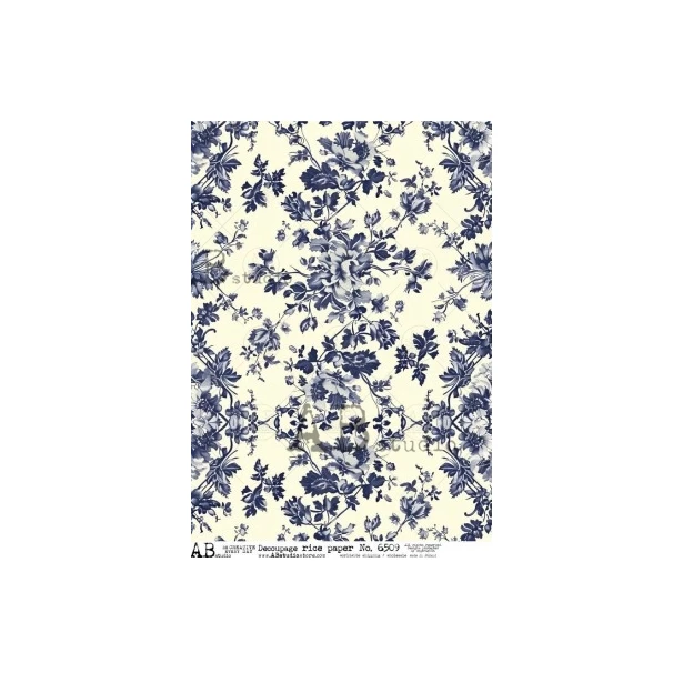 Papier ryżowy A4 - Kwiaty, tło