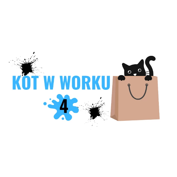 KOT W WORKU 4  - MIX SERWETEK 40 SZTUK