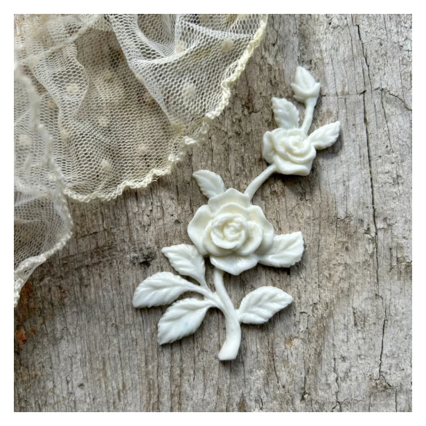 FOREMKA SILIKONOWA róża gałązka 9x5 cm