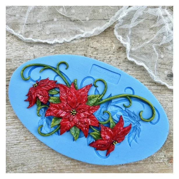 FOREMKA SILIKONOWA GWIAZDA BETLEJEMSKA 8 X 13,2CM