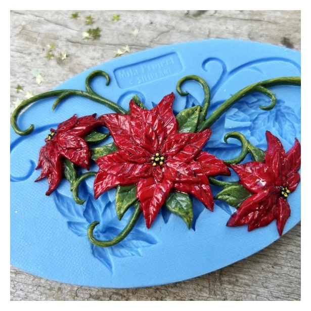 FOREMKA SILIKONOWA GWIAZDA BETLEJEMSKA 8 X 13,2CM