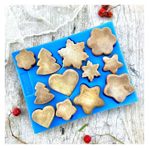 FOREMKA SILIKONOWA PIERNICZKI GŁADKIE 9 x 11,5 cm