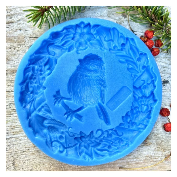 FOREMKA SILIKONOWA WIENIEC Z WRÓBELKIEM 13cm