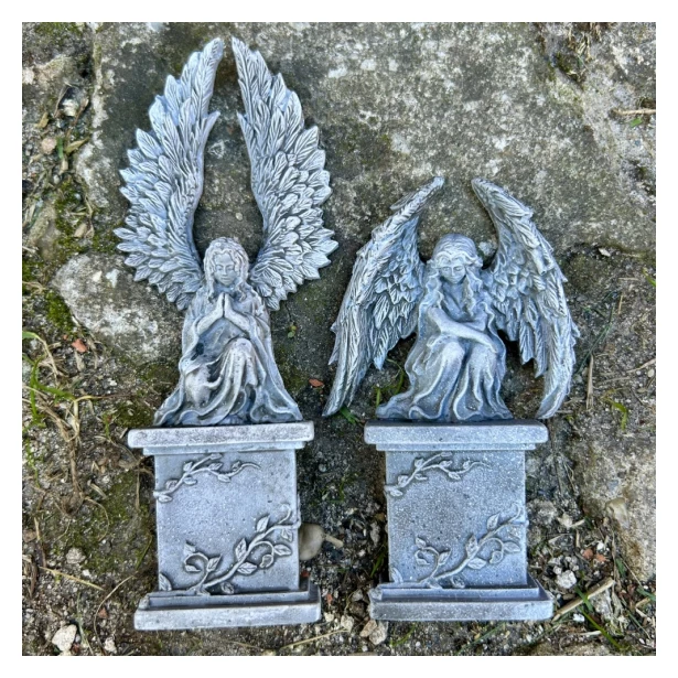 FOREMKA SILIKONOWA ANIOŁY Z POSTUMENTEM 11 x 11,5 cm