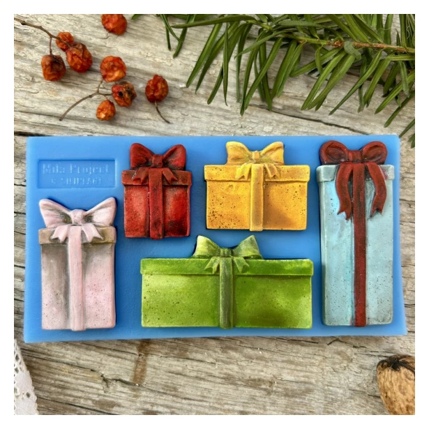 FOREMKA SILIKONOWA PREZENTY 12 cm x 6,5 cm