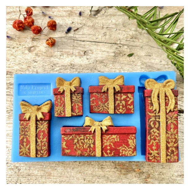 FOREMKA SILIKONOWA PREZENTY 12 cm x 6,5 cm