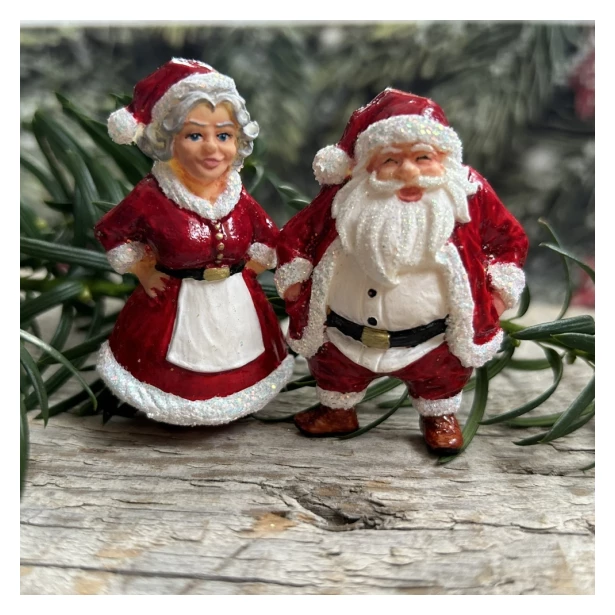 FOREMKA SILIKONOWA MIKOŁAJ I MIKOŁAJOWA 13,1 cm x 6,5 cm