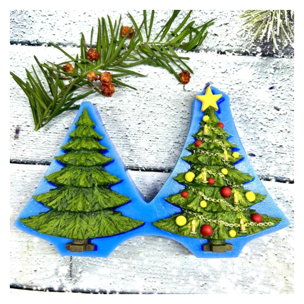 FOREMKA SILIKONOWA CHOINKI 16,5 cm x 10,2 cm