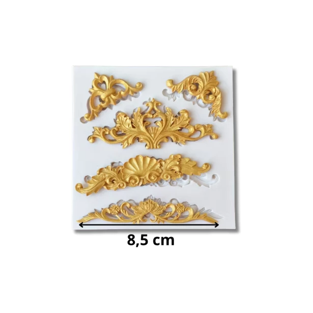 FOREMKA SILIKONOWA ornamenty  9 cm