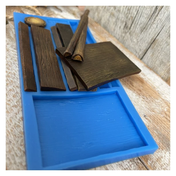 FOREMKA SILIKONOWA DESKI I BALE 18,6 x 8,8 cm