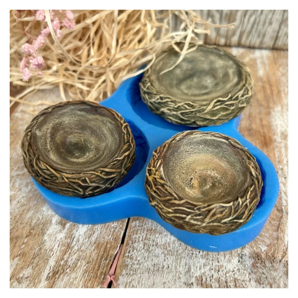 FOREMKA SILIKONOWA GNIAZDA PODSTAWKI 13,4 x 12,4 cm