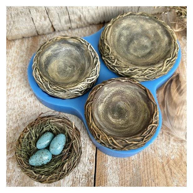 FOREMKA SILIKONOWA GNIAZDA PODSTAWKI 13,4 x 12,4 cm