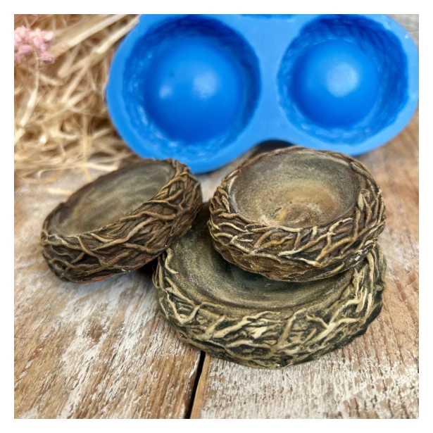 FOREMKA SILIKONOWA GNIAZDA PODSTAWKI 13,4 x 12,4 cm