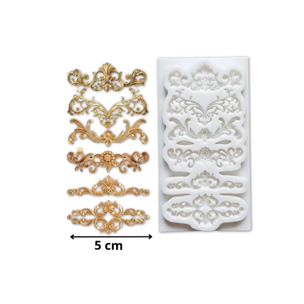 FOREMKA SILIKONOWA - 6 DEKORÓW