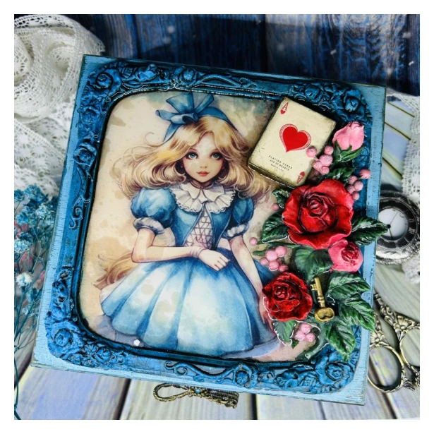 FOREMKA SILIKONOWA RÓŻA Z KOLCAMI 13x6,8cm