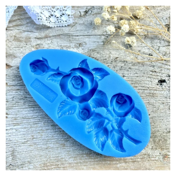 FOREMKA SILIKONOWA RÓŻA Z KOLCAMI 13x6,8cm