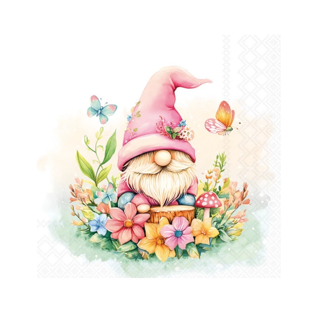 Serwetka  - Skrzat, kwiaty