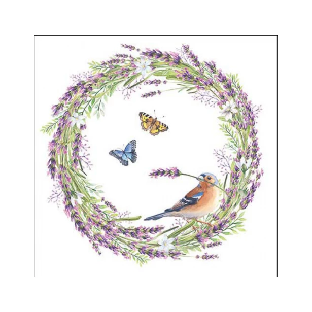 Serwetka  - Ptak, wianek