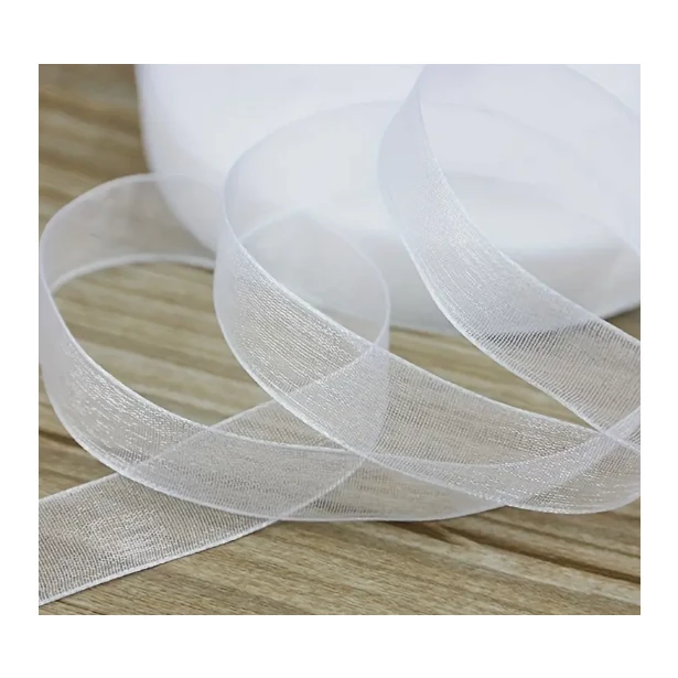 Wstążka szyfonowa szerokość 6 mm - 1 metr