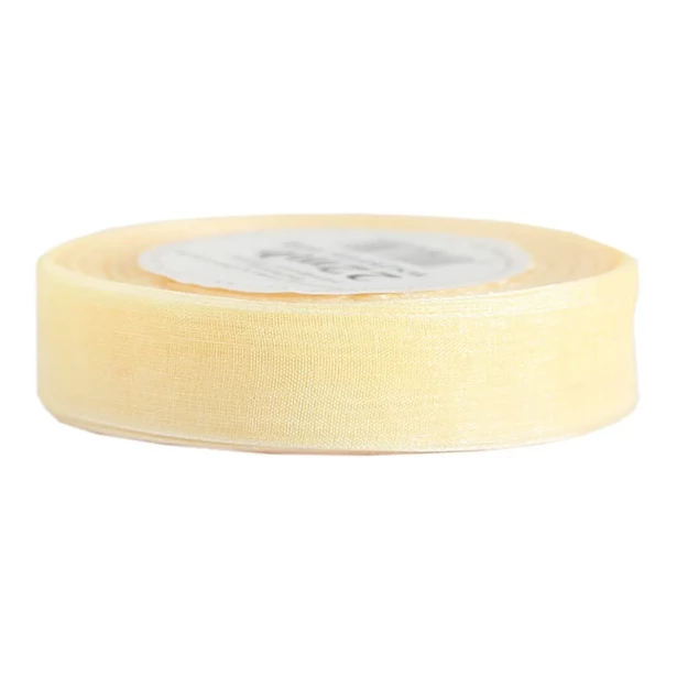 Wstążka szyfonowa ECRU szerokość 26 mm - 25 metrów