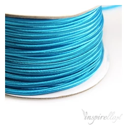 Chiński sznurek sutasz w kolorze niebieskim - 1m